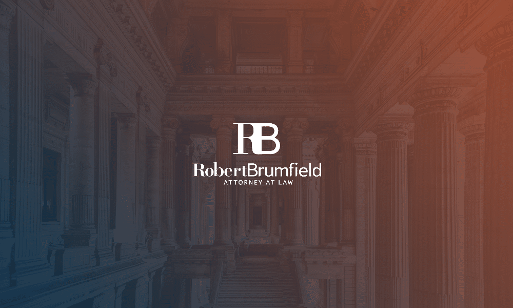 Elegant law office interior with columns